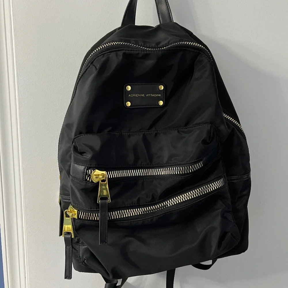 adrienne vittadini backpack black leather Shop Studio Suave Qu  Luggage Factory MorningSave: Adrienne Vittadini Convertible Snake